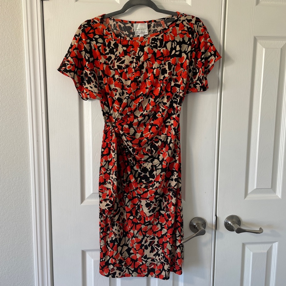 Donna Morgan by A Pea In The Pod Floral Print Wrap Maternity Dress